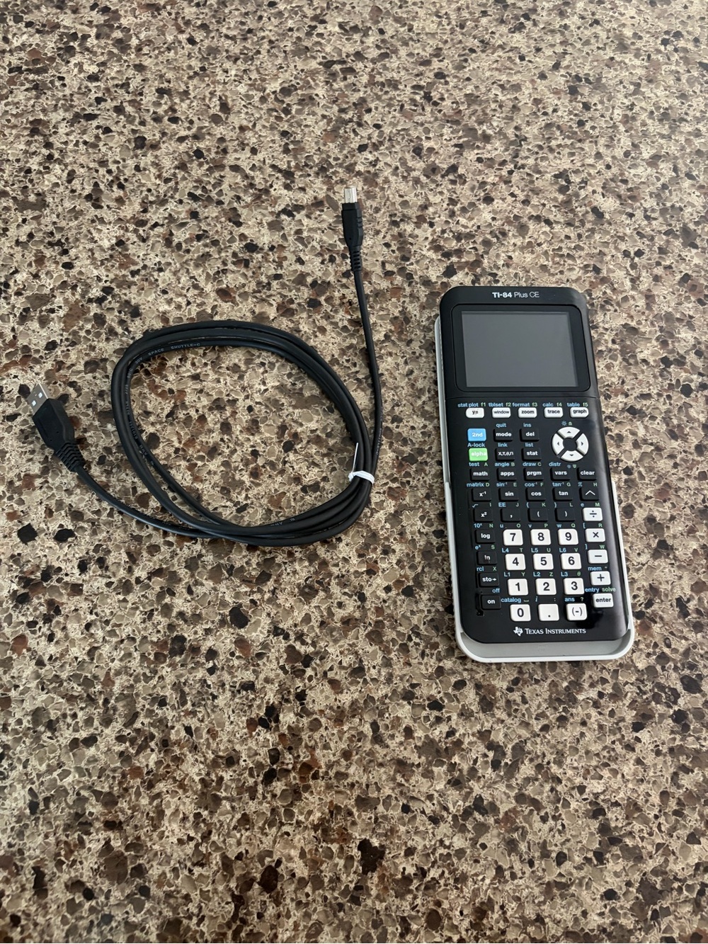 Texas Instruments TI-84 Plus CE Color Graphing Calculator w/charger - Picture 1 of 4